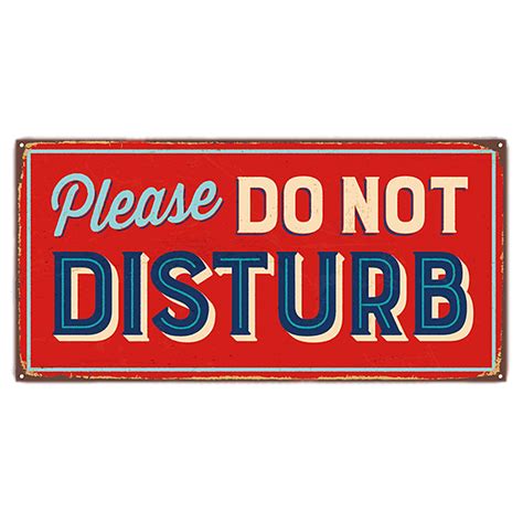 Please Do Not Disturb Vintage Sign Transparent PNG StickPNG