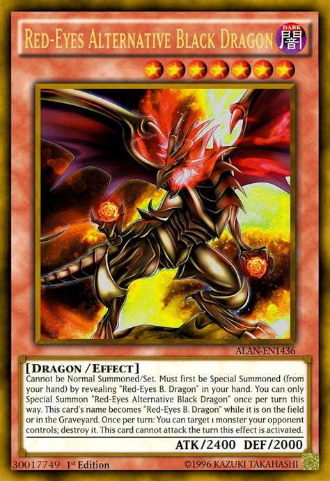 The crimson dragon sensed a distortion in time, and sent yusei back in time to fight paradox. Red-Eyes Alternative Black Dragon by ALANMAC95.deviantart ...
