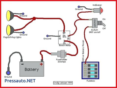 Pin Relay Wiring Diagram For Lights