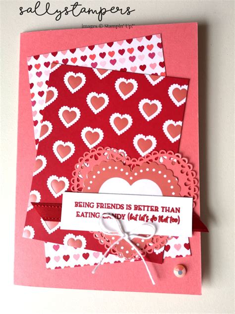 From My Heart Suite 3 Sallystampers Valentines Cards Valentine Day