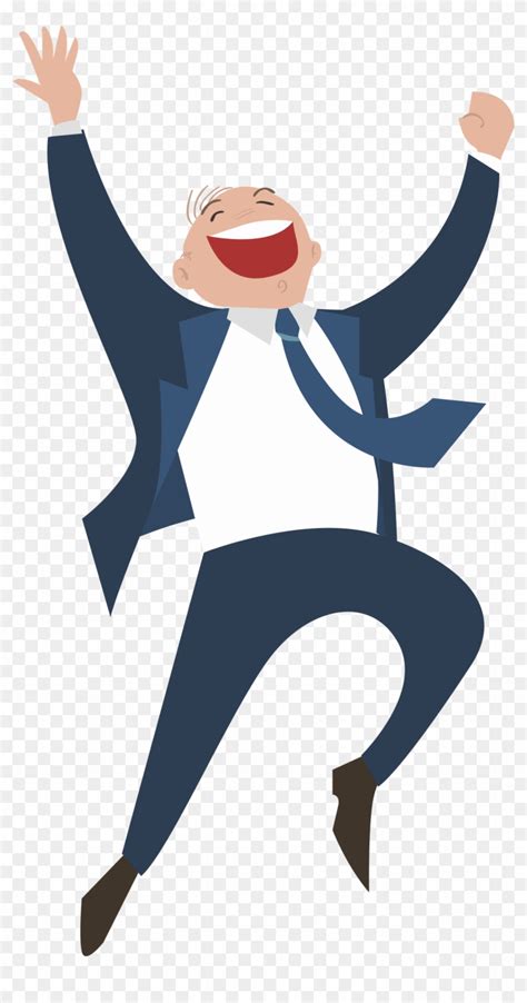 Happiness Illustration Laughing Man Happy Person Vector Png Free
