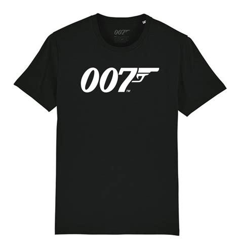 James Bond White 007 Logo T Shirt 007store