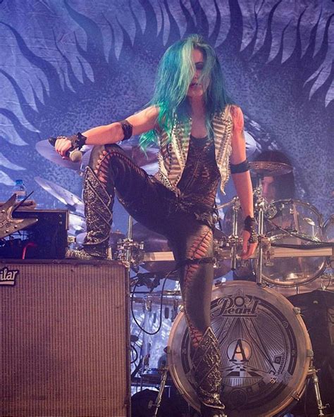 Alissa White Gluz Of Arch Enemy Live 2017 By Michael Mathieu