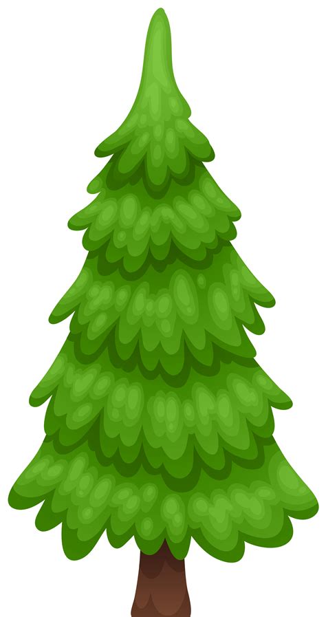 Green tree illustration, logo tree, cartoon tree logo, cartoon character, free logo design template png. Pine Tree Cartoon PNG Clip Art Image | Gallery ...