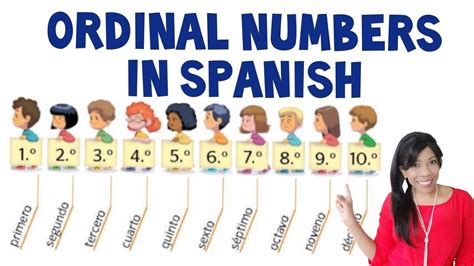 Ordinal Numbers In Spanish From First Tenth Spanish For Beginners
