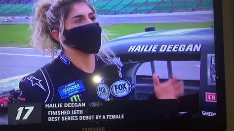 Hailie Deegan Finishes 16th In Trucks Series Debut Kansas 2020 Youtube