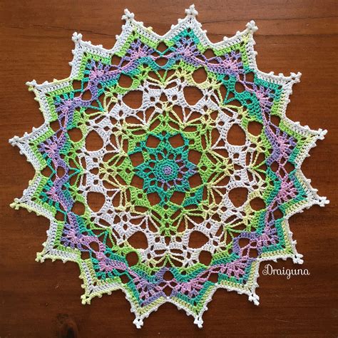 Spring Brilliance Doily By Julia Hart - Free Crochet Pattern - (ravelry