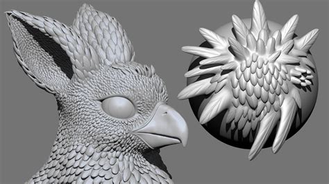Artstation Feather Brushes For Zbrush Game Assets Images