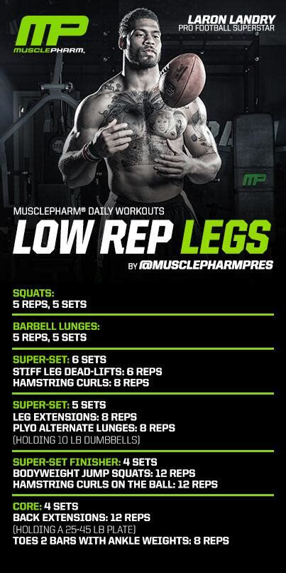 Cory Gregory On Twitter Musclepharm Workout Of The Day Low Rep