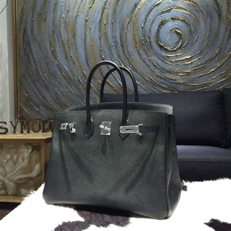 Hermes Birkin 35cm Epsom Calfskin Original Leather Bag Handstitched