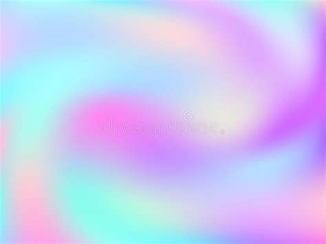 Blurred Hologram Texture Gradient Wallpaper Stock Vector