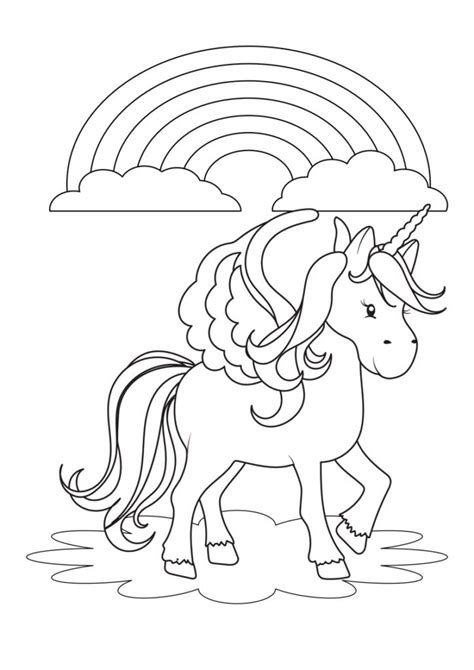 Foremka wykonana z materiału pla, produkowanego z surowców naturalnych. Unicorn. Jednorożec kolorowanka do druku ...