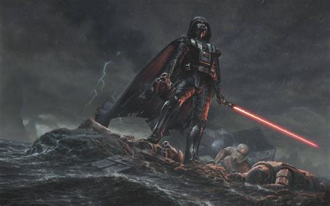 Digital Art Movies Star Wars Drawing Darth Vader Wallpapers Hd
