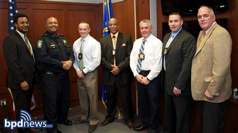 Photo Of The Day Four Boston Police Officers Appointed Detectives