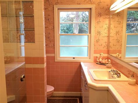 Did you know there's a long and fascinating history behind pink bathrooms? Nanette & Jim's Mamie pink bathroom - built from scratch ...