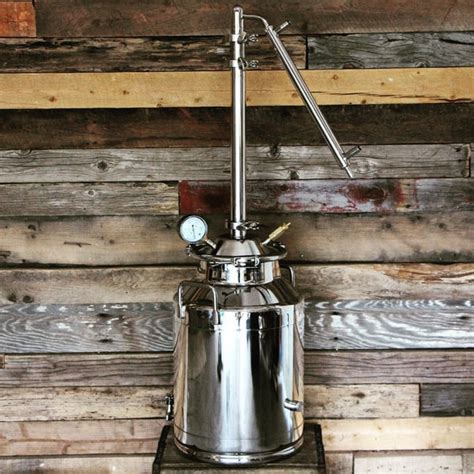 8 Gallon Stainless Steel Still – Copper Moonshine Still Kits