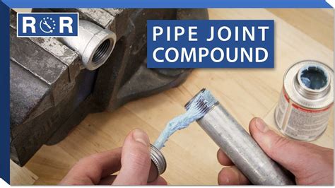 How To Use Pipe Joint Compound Repair And Replace Youtube