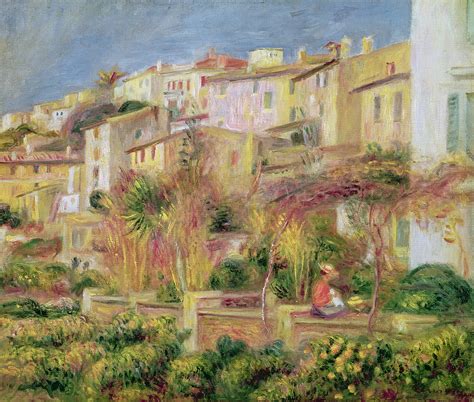 Terrasse In Cagnes 1905 Von Pierre Auguste Renoir
