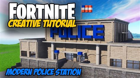 Fortnite Creative Tutorial Police Station Build Youtube