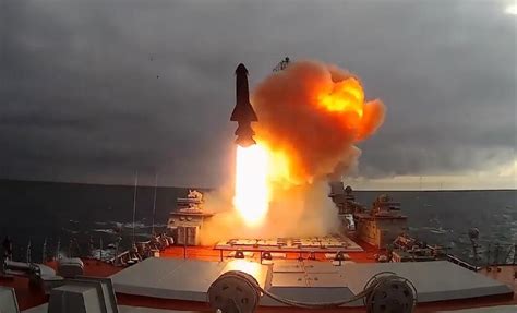 Russian Frigate Armed With Tsirkon Hypersonic Missiles Holds Drills In Norwegian Sea HO