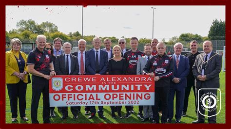 Crewe Alexandra In The Communitys Official Opening Day News Crewe