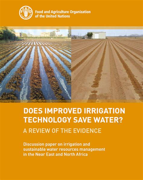 Does Improved Irrigation Technology Save Water A Review Of The