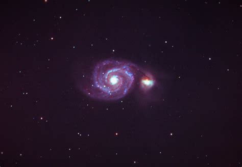 M51 Whirlpool Galaxy Equipment Orion Optics Vx10 Scope S Flickr