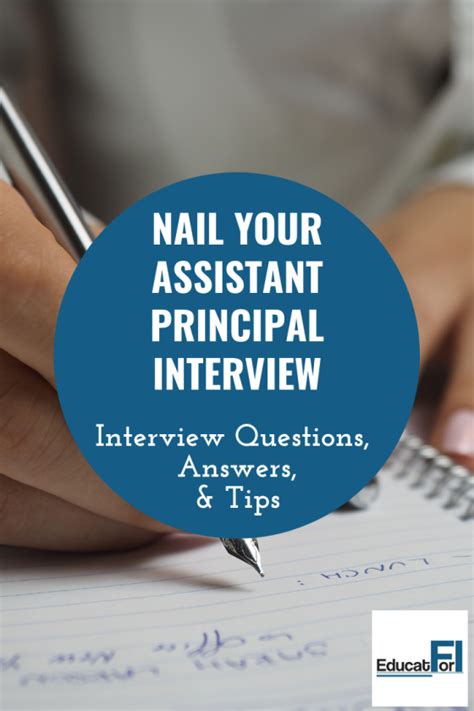 Assistant Principal Interview Questions Answers And Tips Educator