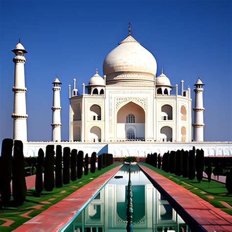 Premium Ai Image Taj Mahal