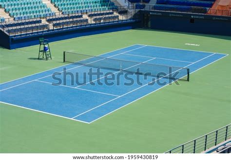 Dubai Tennis Stadium Tennis Stadium Has Stock Photo 1959430819