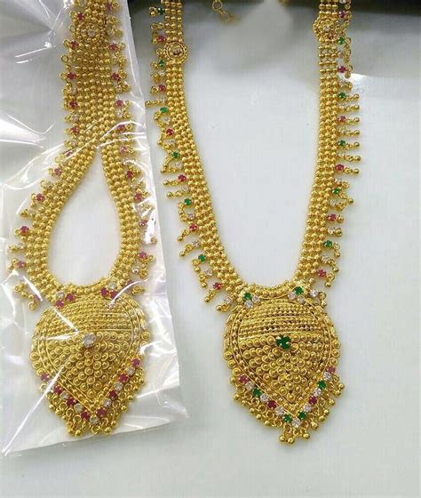 Artificial Gold Bridal Necklace Sets South India Jewels