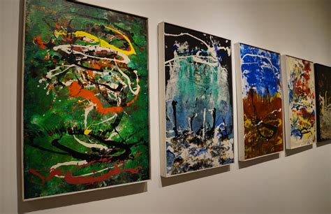 Abstract Artists Showcase Work At National Gallery Exhibition Keeping