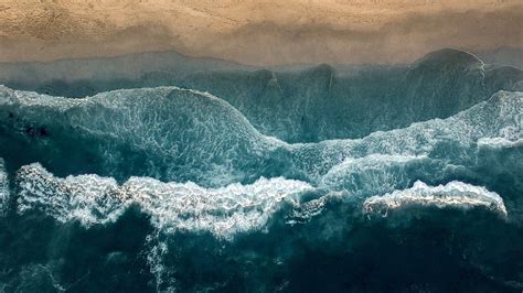 Ocean Top View Wallpaper
