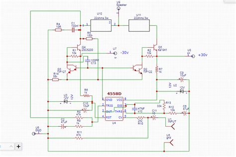 W Transistor Power Audio Amplifier Techsaw