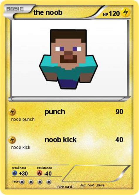 Pokémon The Noob 12 12 Punch My Pokemon Card