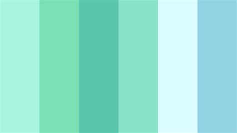 Aqua Tones Color Palette In 2020 Aqua Color Palette Color Palette
