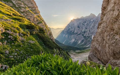 Grand Mountains Vista In The Julian Alps Stock Photo By Dreamypixel