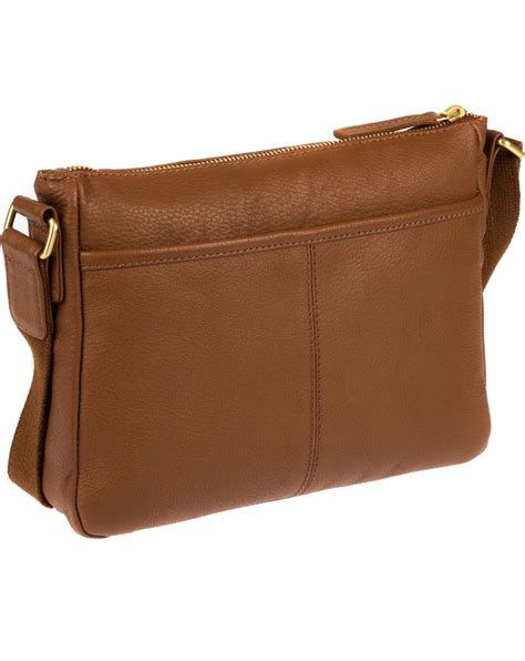 Women S Tan Leather Shoulder Bag Handbag