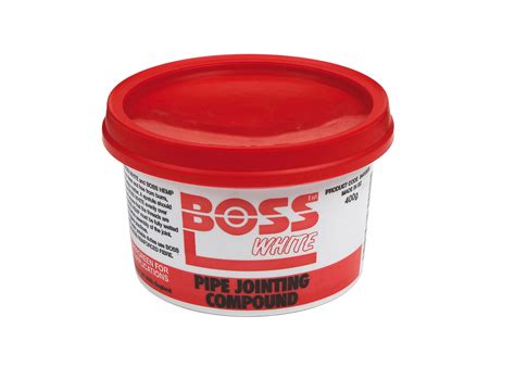 Boss White Pipe Jointing Compound 400 Grm Burke Brothers