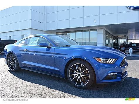 2017 Lightning Blue Ford Mustang Ecoboost Coupe 116554353 Gtcarlot