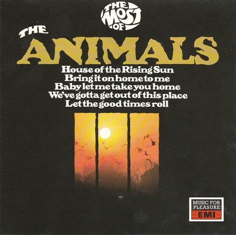 Animals The Most Of The Animals Vinyl Records Lp Cd On Cdandlp