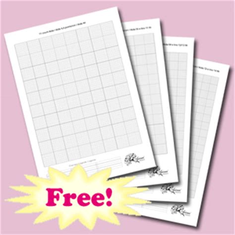 Design your own cross stitch patterns with the ultimate collection of printable cross stitch graph papers. How to design your own cross stitch pattern | Ajisai Press