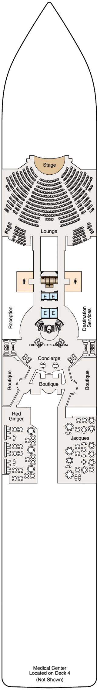 Oceania Riviera Deck 5 Deck Plan Tour