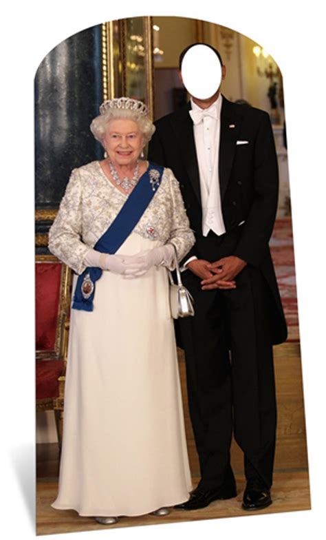 Lifesize Cardboard Stand In Cutout Of Queen Elizabeth Ii From Buy Cutouts And Standees At
