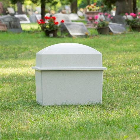 Marble Cultured Stone Cremation Urns Double Burial Vault