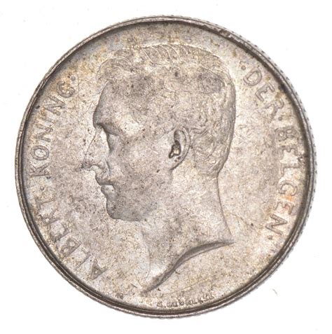 Silver 1912 Belgium 1 Frank World Silver Coin 50 Grams Property Room
