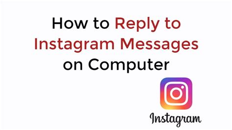 How To Reply To Instagram Messages On Computer 2020 Youtube