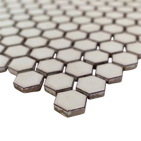 Bliss Edged Hexagon 1 Honeycomb Mosaic Floor And Wall Tile Ceramic