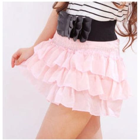 Pink Ruffle Skirt Pink Ruffle Skirt Fashion Clothes