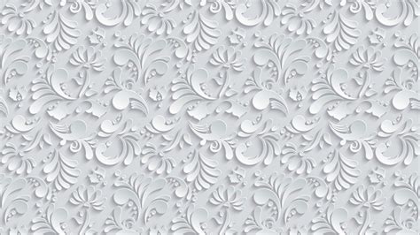 Grey Floral Background Hd